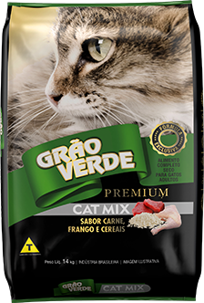Premium Catmix Sabor Carne, Frango & Cereais