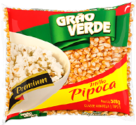 Milho de Pipoca Grão Verde Premium